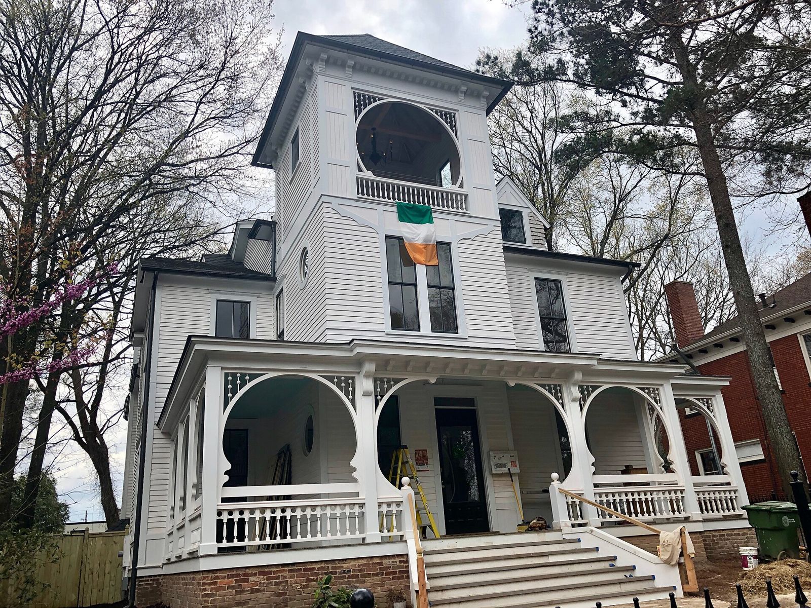 A historic Inman Park home on a quiet Atlanta residential street