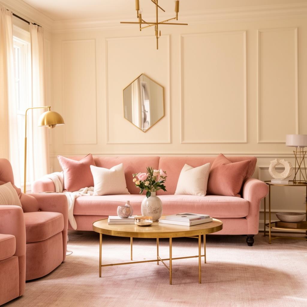 Soft luxury Atlanta home interior